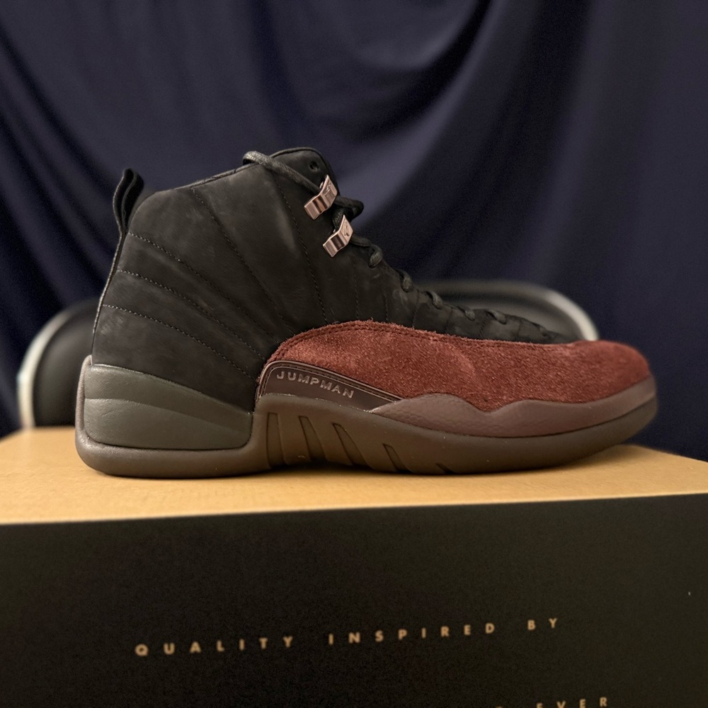 Jordan Black and Brown Sneakers